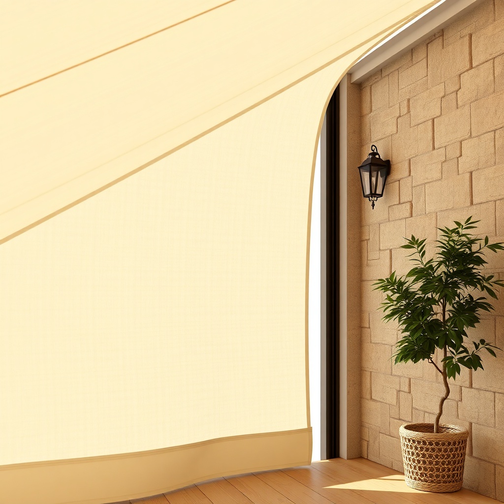 Fotorealist bir görüntü: Açık gri alüminyum profil içine beyaz bir Sunflex Mediterranean t
